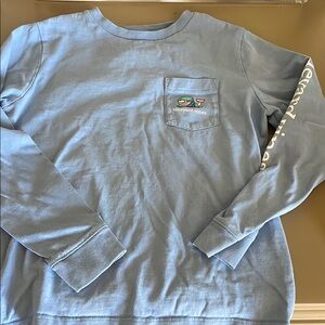 Boys Vineyard Vines Blue Long Sleeve Shirt